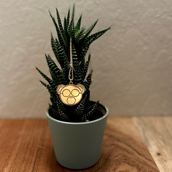 Coool Colours 14K Gold-Plated Ogi Bear Pendant Necklace - Picture 2 of 4